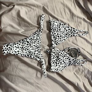 Zaful Black/White Bikini